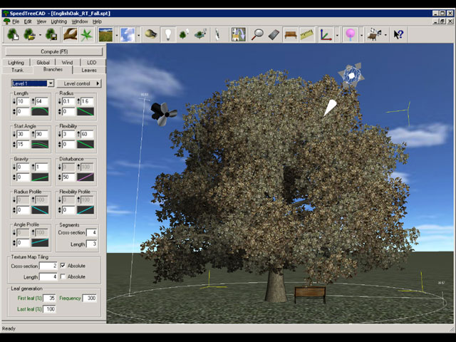 Скачать программу для 3D моделирования деревьев - Speedtree 5.0